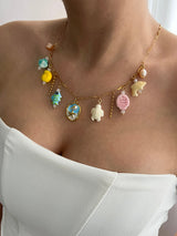 OCEAN CANDY MULTI CHARM NECKLACE
