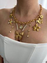 FAIRY WINGS MULTI CHARM NECKLACE