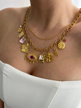 ROYAL VISION MULTI CHARM NECKLACE