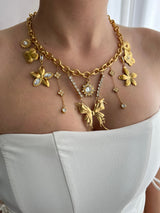 FAIRY WINGS MULTI CHARM NECKLACE