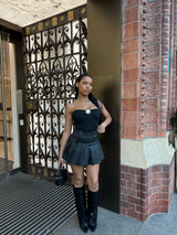 The ‘Rianna’ Black Strapless Bodysuit