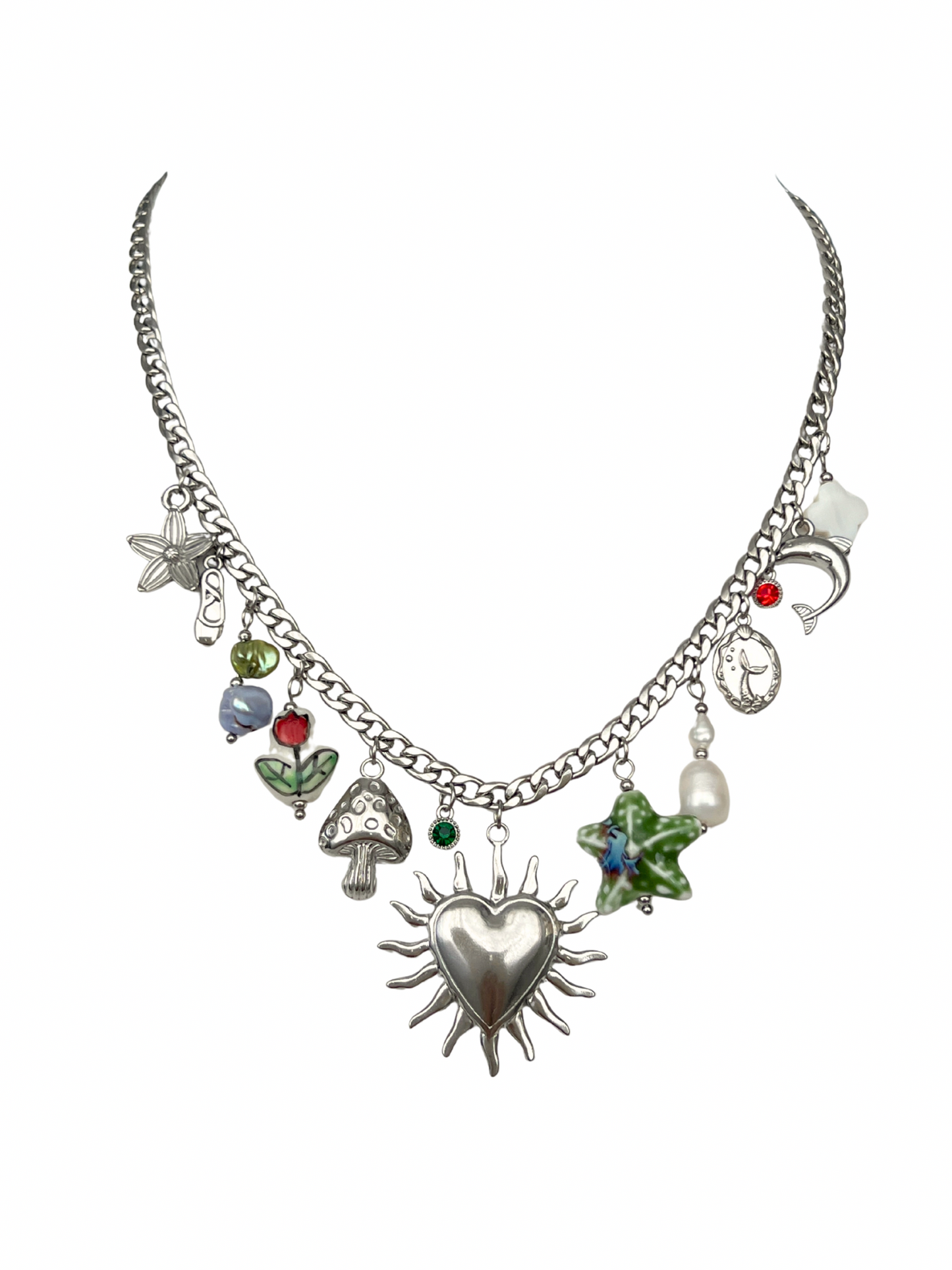 WILD SOUL MULTI CHARM NECKLACE