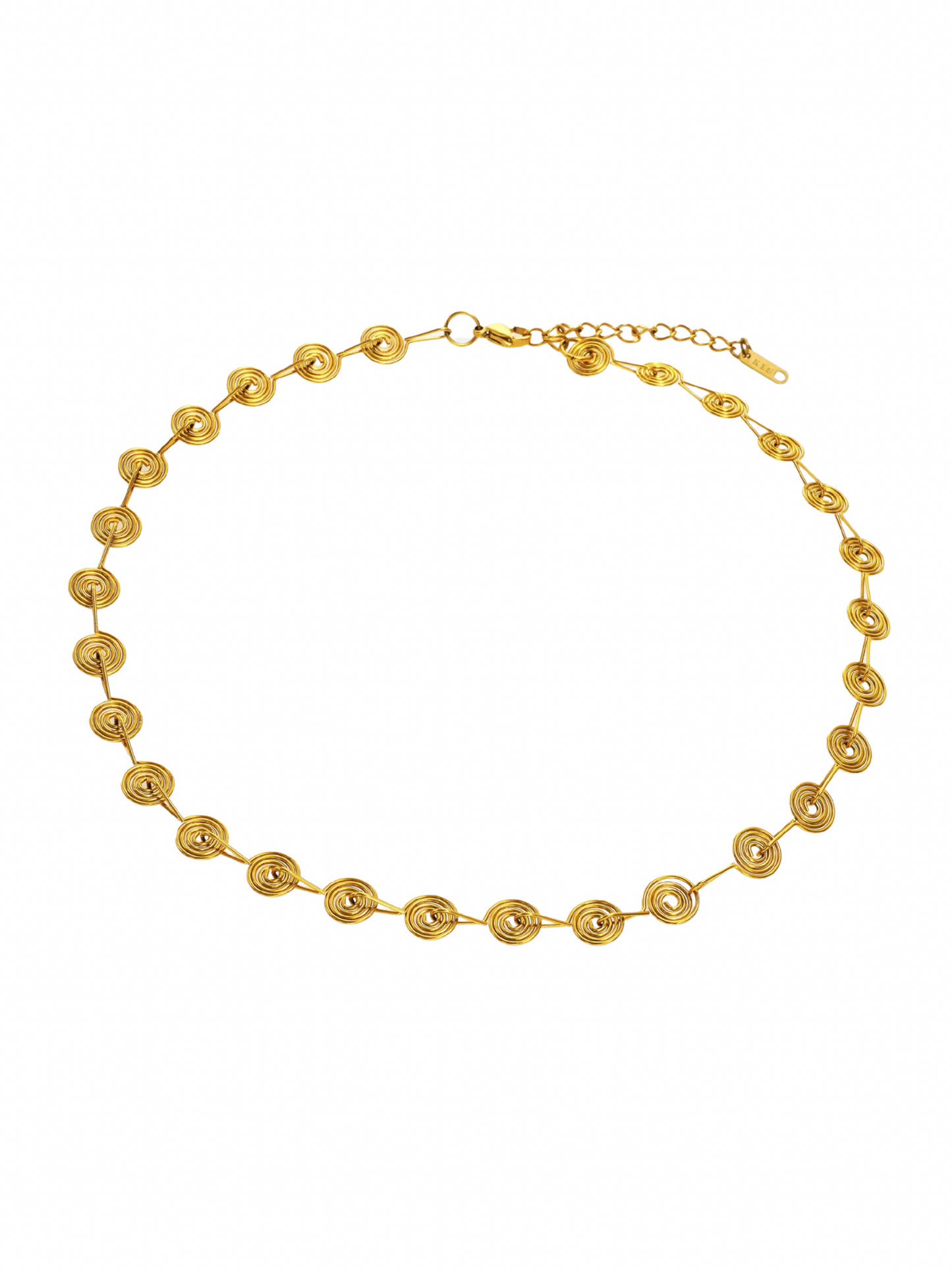 SPIRAL NECKLACE & ANKLET & BRACELET