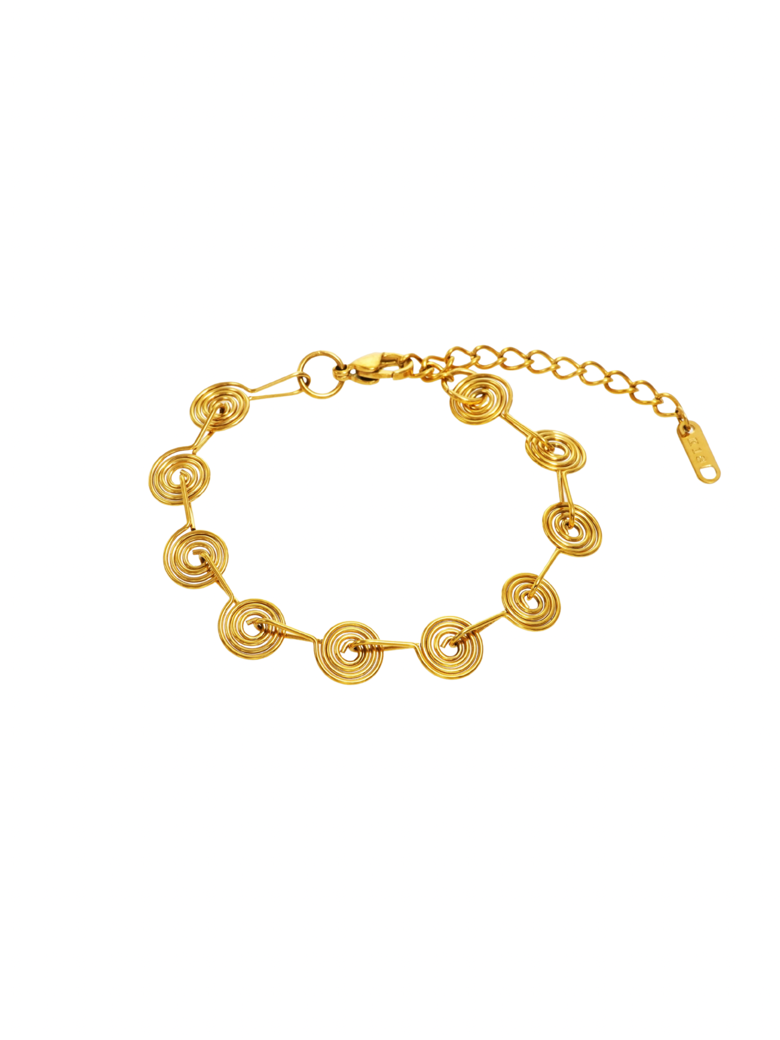 SPIRAL NECKLACE & ANKLET & BRACELET