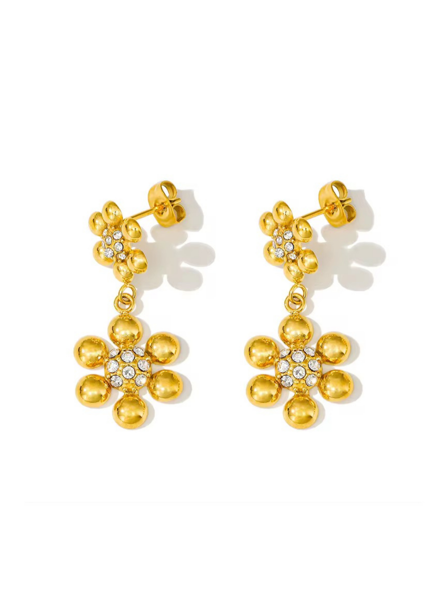 GOLD DAISY EARRING