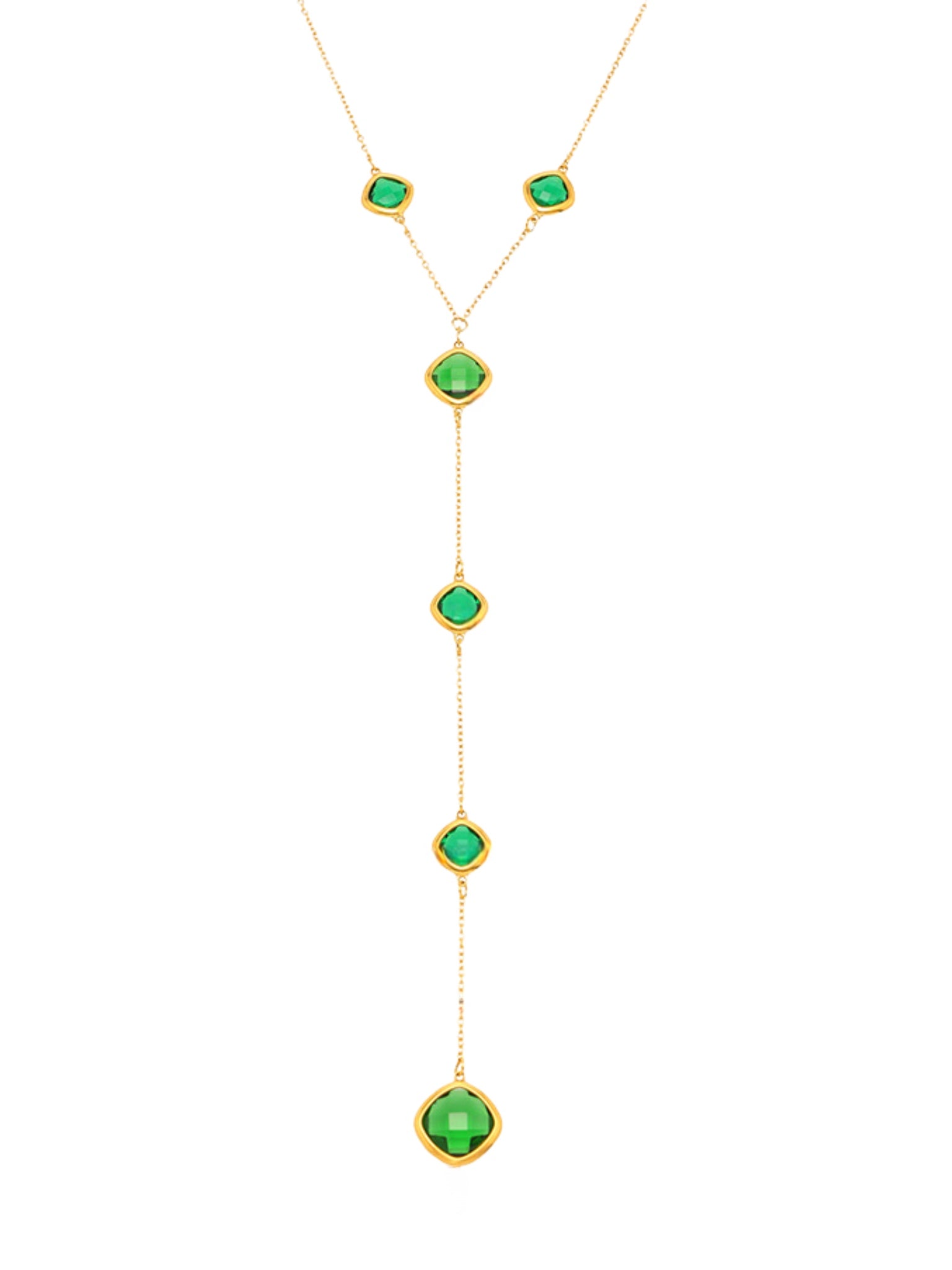 OLIVRA LARIAT NECKLACE