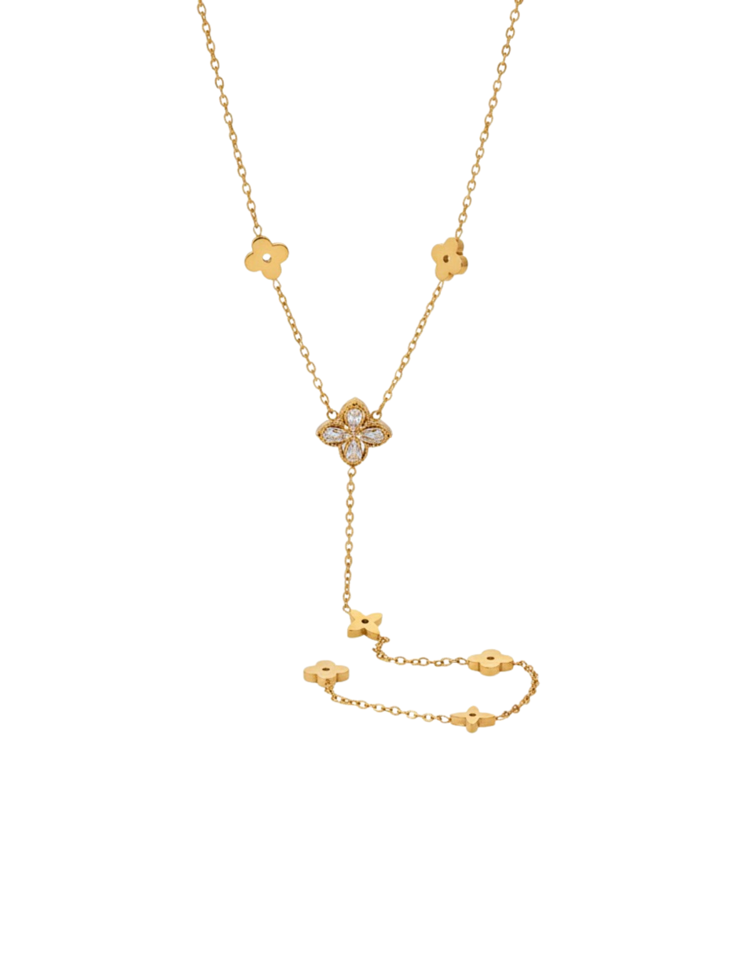 HONEY BLOSSOM LARIAT NECKLACE