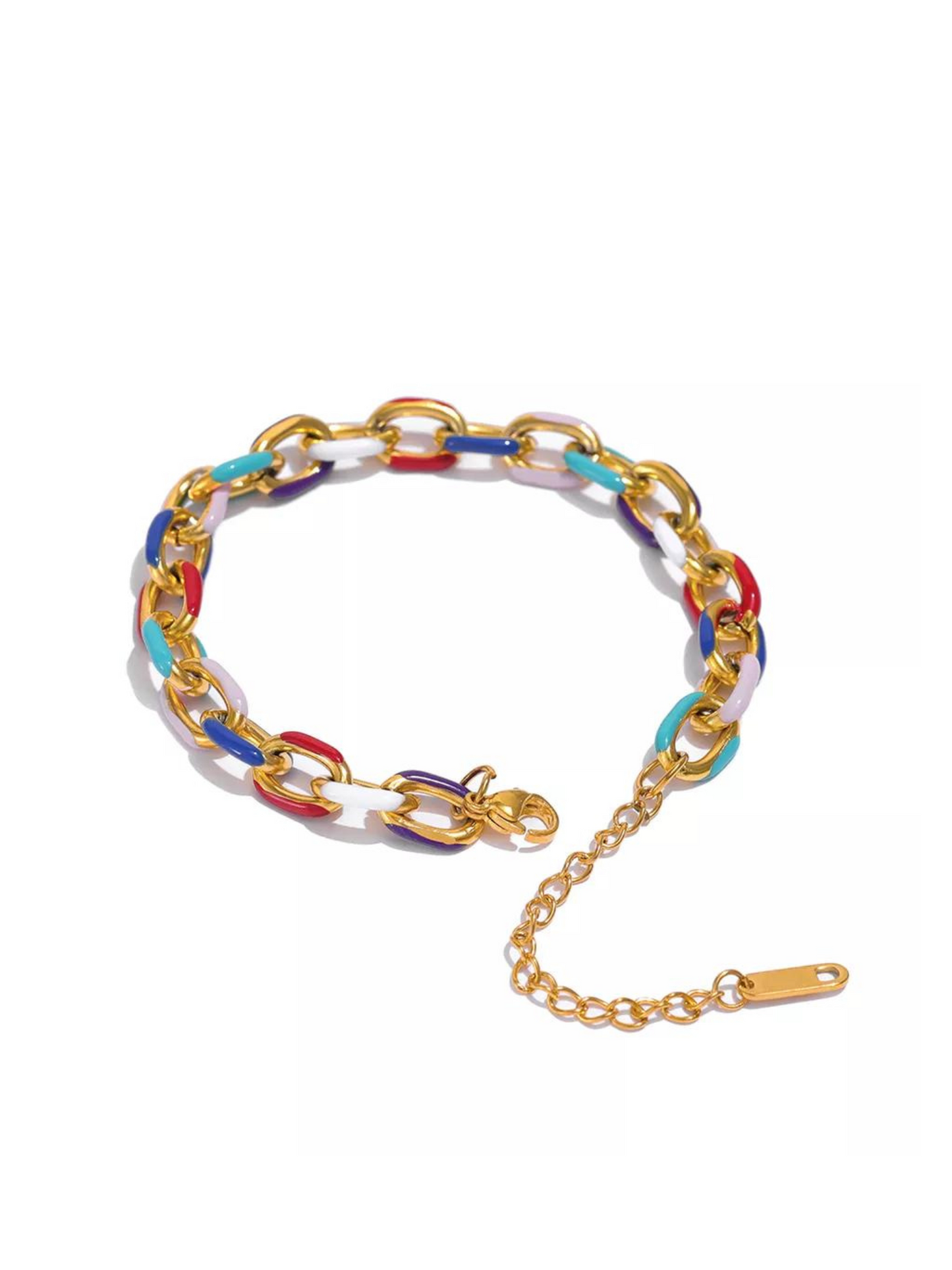 RAINBOW BRACELET&CHAIN