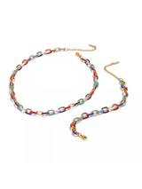 RAINBOW BRACELET&CHAIN