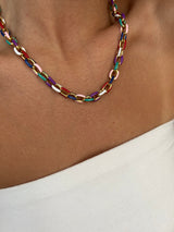 RAINBOW BRACELET&CHAIN
