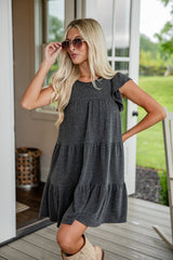 FINAL SALE - All Dolled Up Tiered Mini Dress