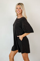 FINAL SALE - Over And Over T-Shirt Romper