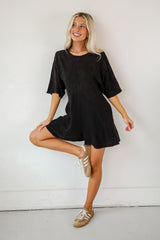 FINAL SALE - Over And Over T-Shirt Romper