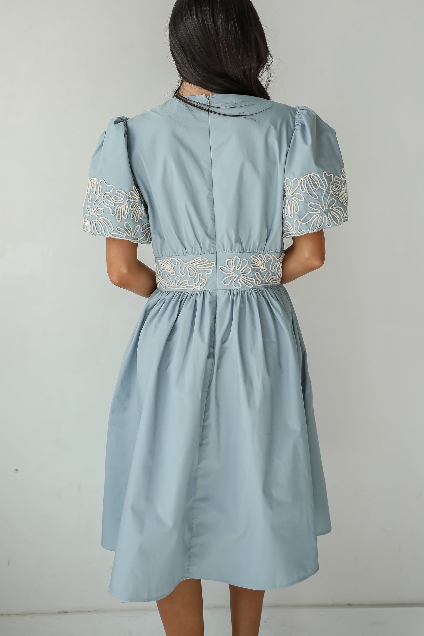 FINAL SALE - Phenomenal Sweetness Denim Midi Dress