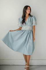 FINAL SALE - Phenomenal Sweetness Denim Midi Dress