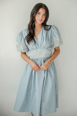 FINAL SALE - Phenomenal Sweetness Denim Midi Dress
