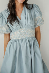 FINAL SALE - Phenomenal Sweetness Denim Midi Dress