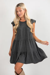FINAL SALE - All Dolled Up Tiered Mini Dress