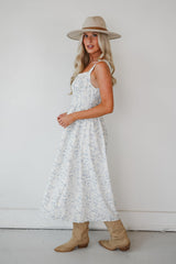 FINAL SALE - Glowing Wonder Ivory Midi Dress