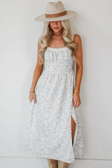 FINAL SALE - Glowing Wonder Ivory Midi Dress