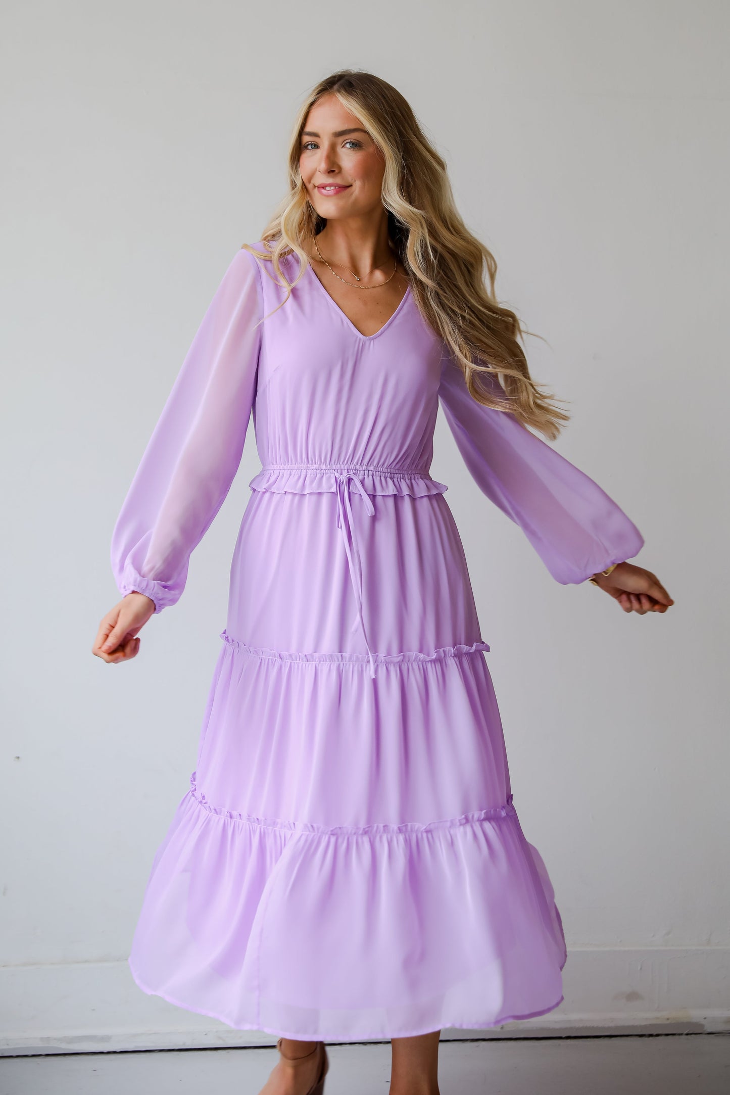 FINAL SALE - Blossoming Attitude Midi Dress