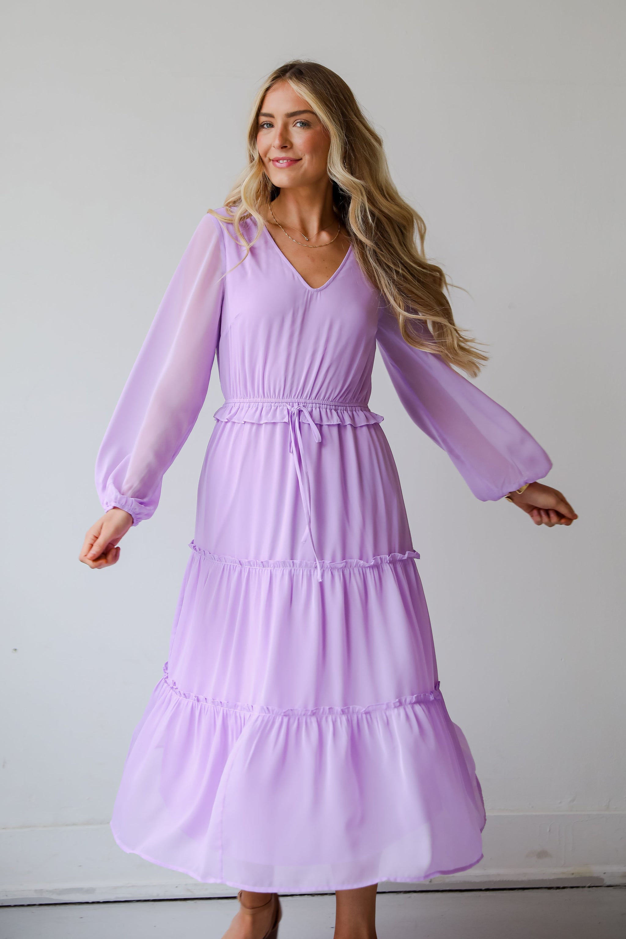 FINAL SALE - Blossoming Attitude Midi Dress