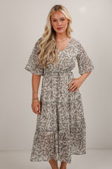 FINAL SALE - All The Best Tiered Midi Dress