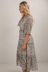 FINAL SALE - All The Best Tiered Midi Dress