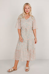 FINAL SALE - All The Best Tiered Midi Dress