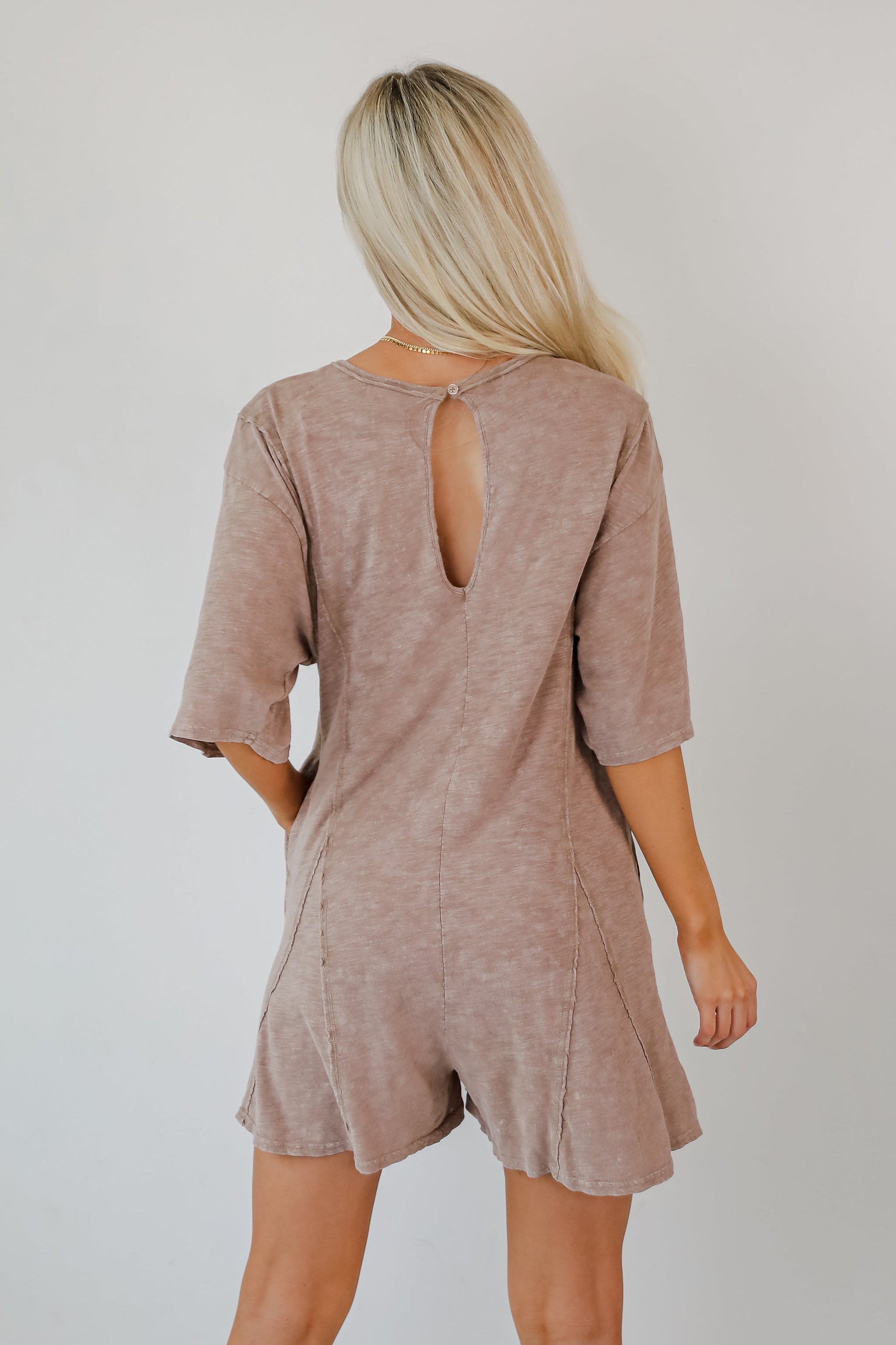 FINAL SALE - Over And Over T-Shirt Romper