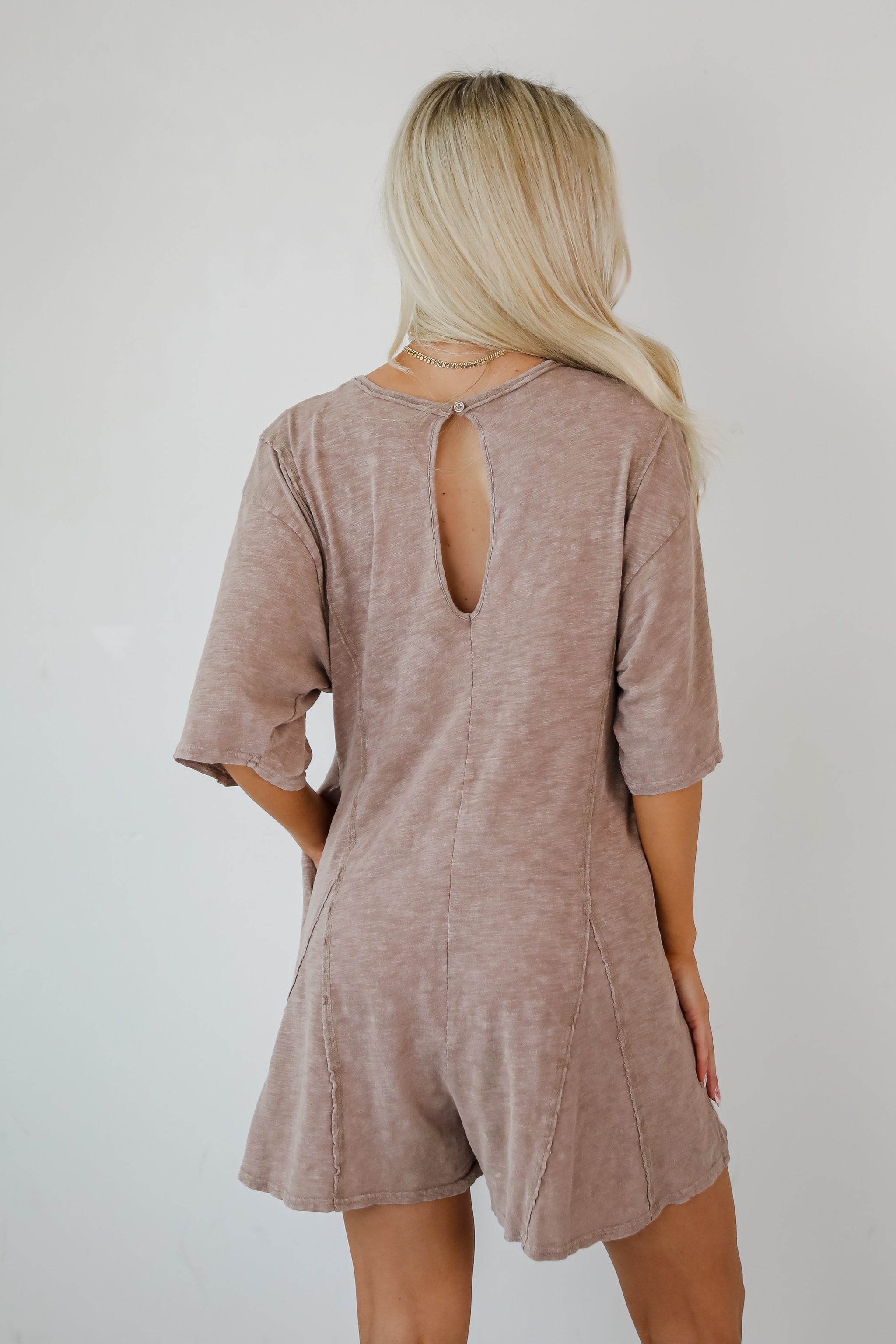 FINAL SALE - Over And Over T-Shirt Romper