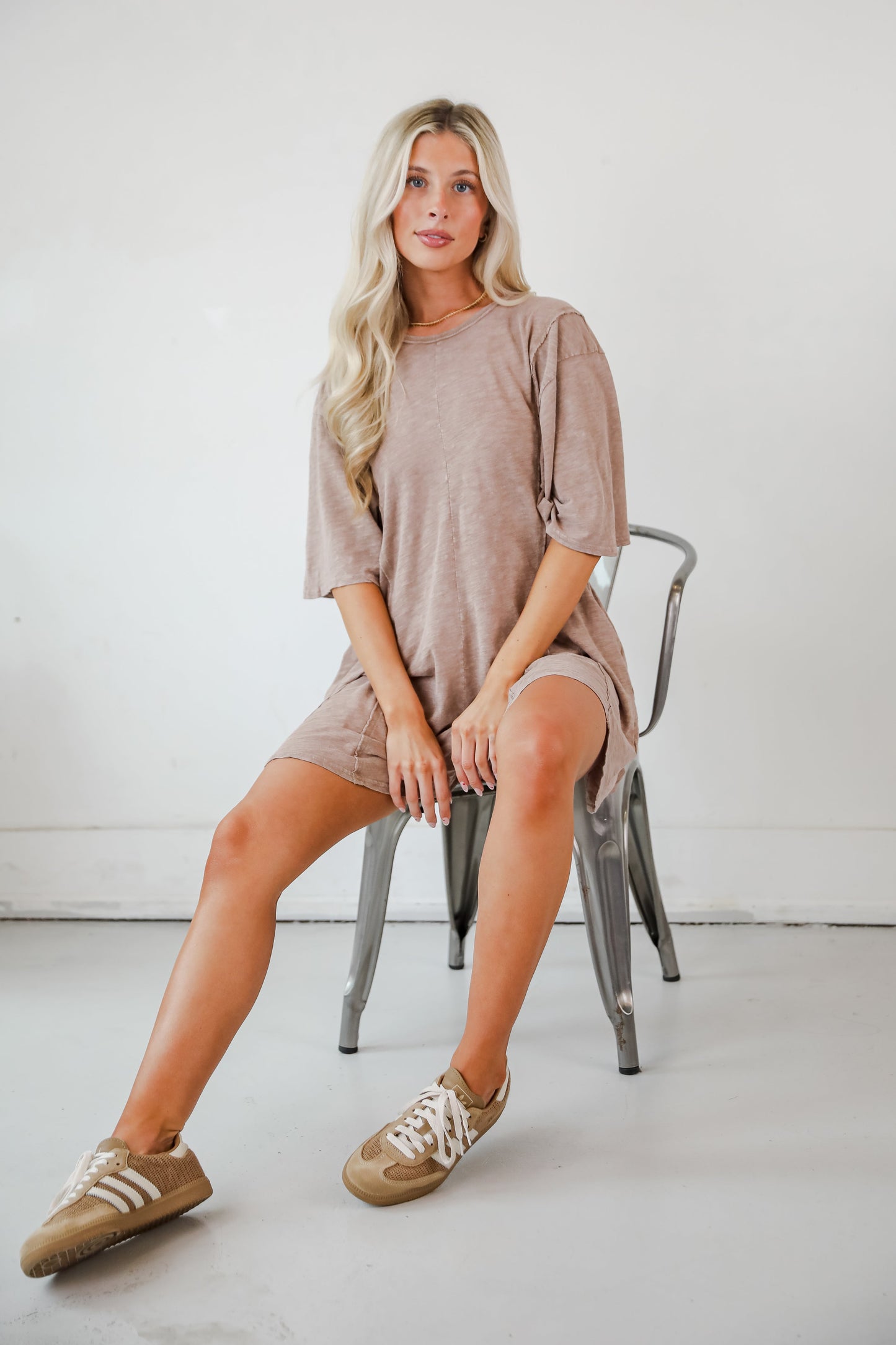 FINAL SALE - Over And Over T-Shirt Romper