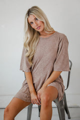 FINAL SALE - Over And Over T-Shirt Romper