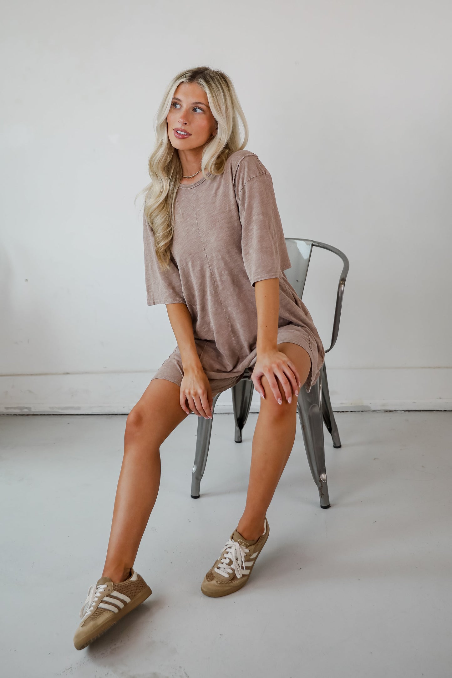 FINAL SALE - Over And Over T-Shirt Romper