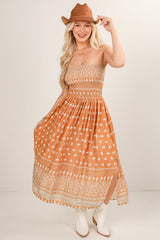 FINAL SALE - Saltwater Essential Strapless Smocked Midi Dress