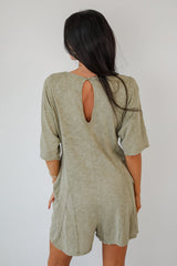 FINAL SALE - Over And Over T-Shirt Romper