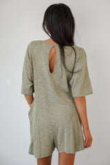 FINAL SALE - Over And Over T-Shirt Romper