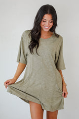 FINAL SALE - Over And Over T-Shirt Romper