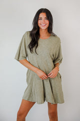 FINAL SALE - Over And Over T-Shirt Romper