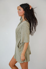 FINAL SALE - Over And Over T-Shirt Romper